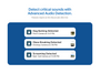 Arlo Secure app Advanced Audio Detection benefits
