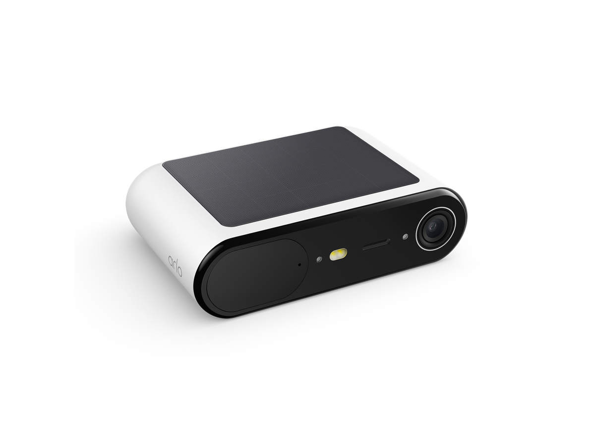 Arlo Essential Solar Security Camera in white